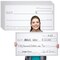 5 Pack Giant Check for Presentations, Awards, Prizes, Fundraisers, Donations, Endowments (30 x 16 In)